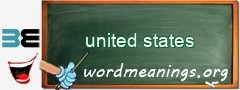 WordMeaning blackboard for united states